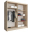 Darbonne 2 Door Solid + Manufactured Wood Wardrobe-59905227-121605360