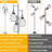 Farmhouse Industrial Floor Lamp Standing Tree Lamp With Elegant Teardrop Cage Tall Lamps-902517010