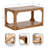 Floating Mango Wood Side Table-1915511760