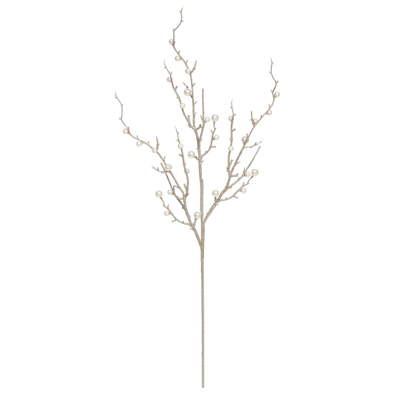 Winter Pearl Branch Spray, 36 Inches