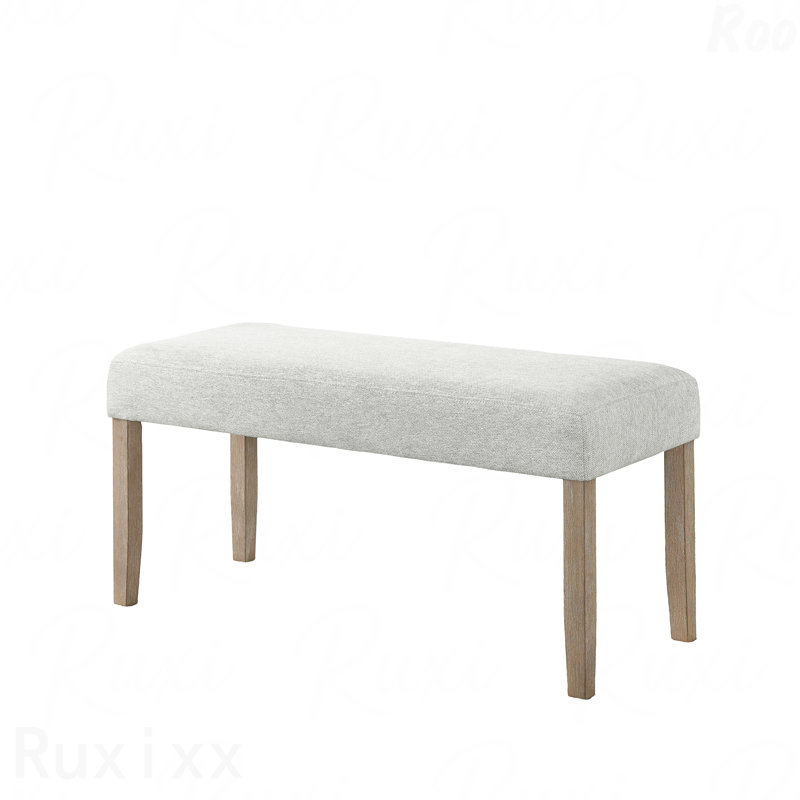Dining Room Use Bench, Gray, Natural