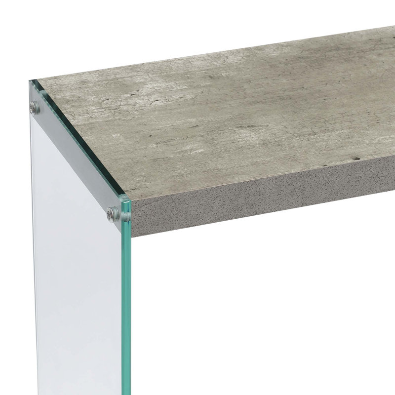 Allegonda 42'' Console Table, Faux Birch