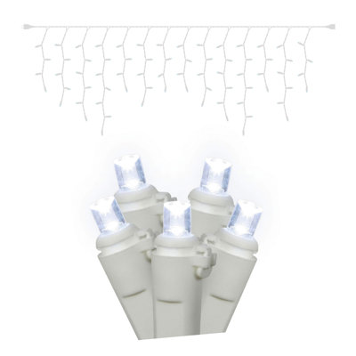 LED Single Mold Wide Angle Icicle Christmas light Set Blend