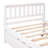 White Twin Bed With Trundle Pine Wood No Box Spring-647821999