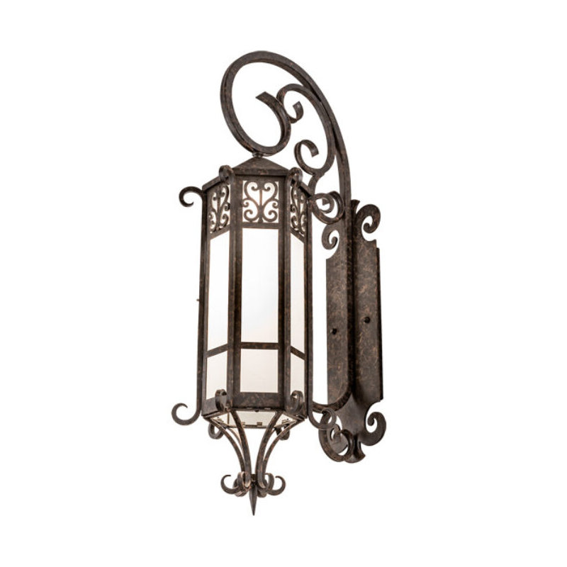 Caprice Wall Light, Blackwash
