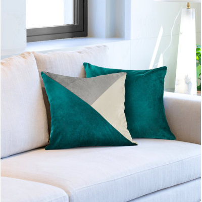 Alabama Geometric Square Throw Pillow Cover