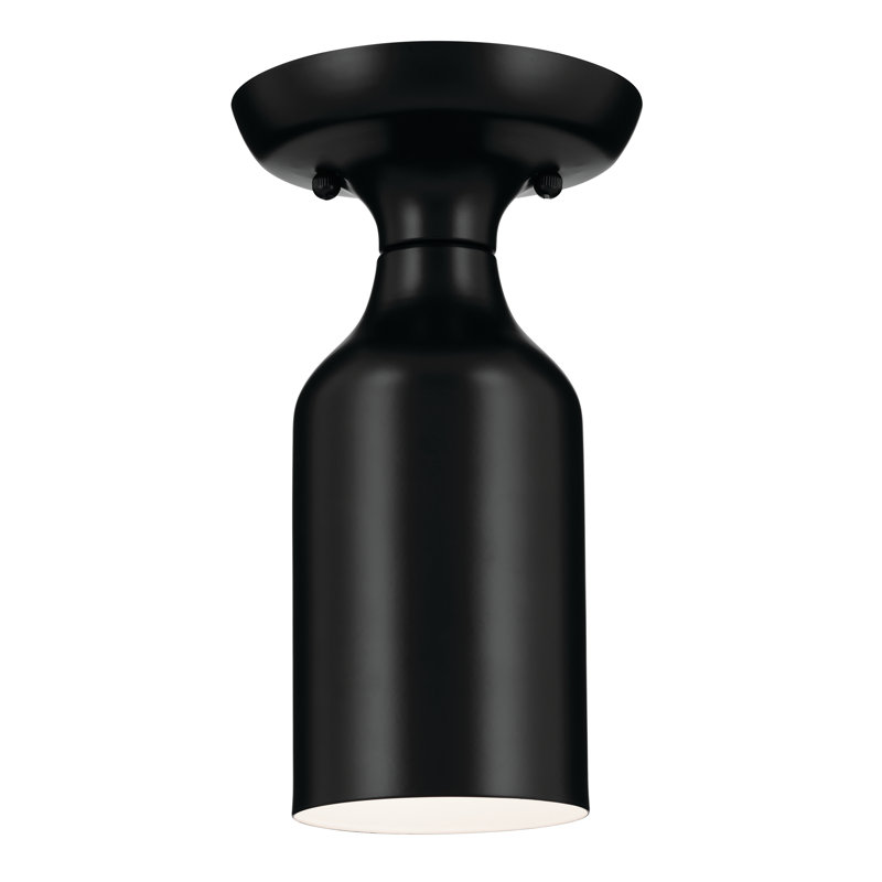 Semi Flush Mount, Black