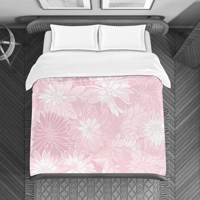 Literie floral Avishi, Housse de couette simple