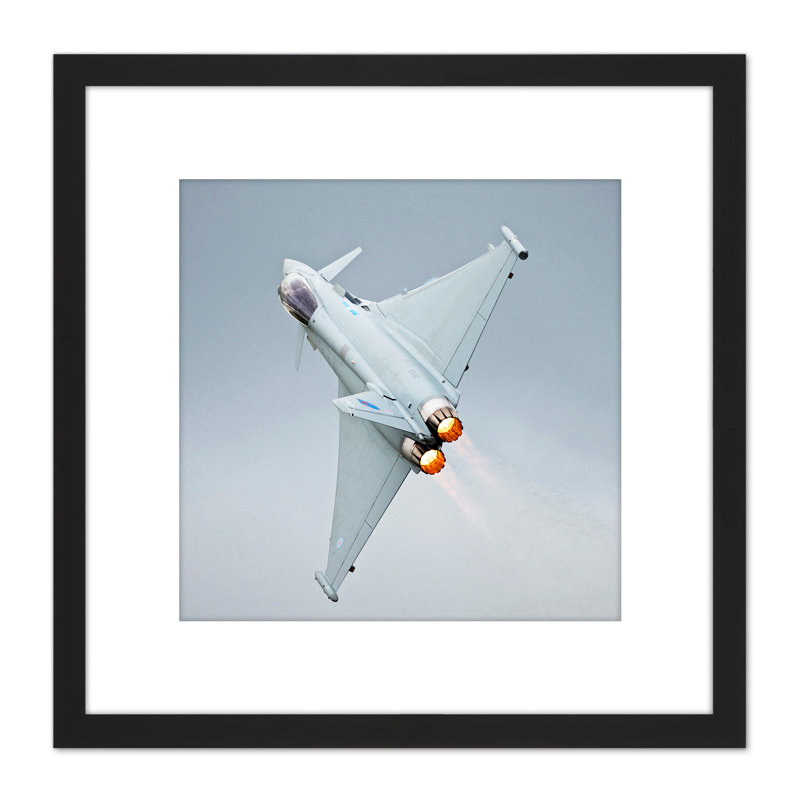 Military UK RAF Eurofighter Typhoon Photo by Roswitha Gronemann - Single Picture Frame Print