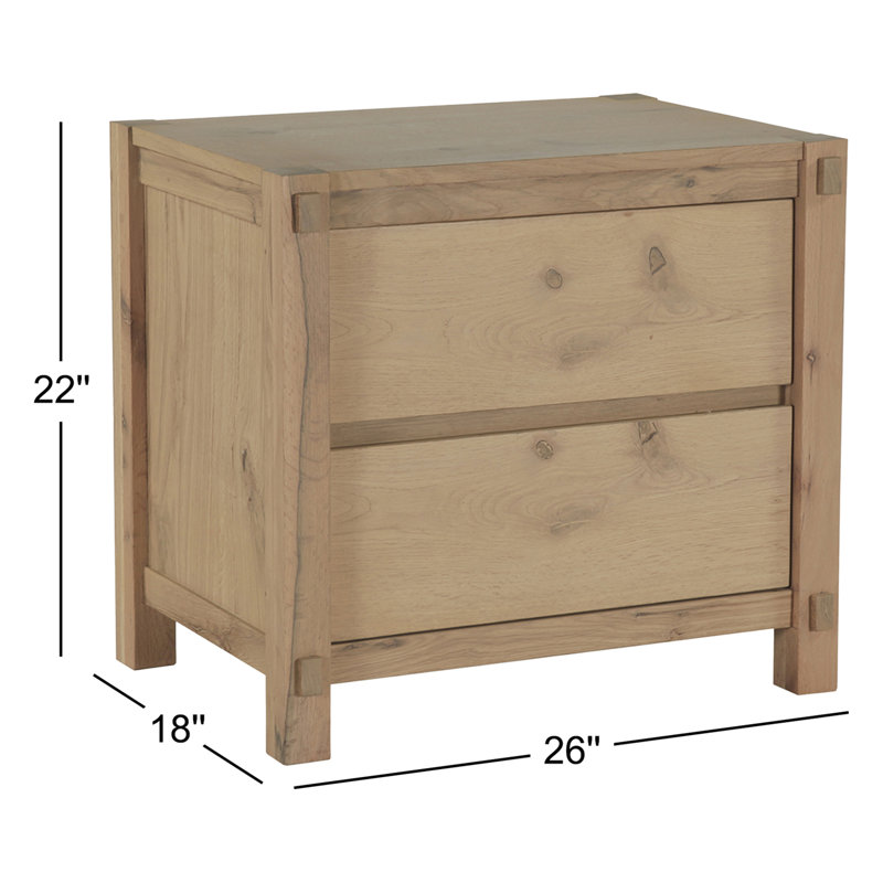 Rhett 2 - Drawer Nightstand
