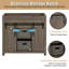 Meuble-lavabo simple 36 po Farm Barn