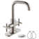Centerset 2-handle Bathroom Faucet with Drain Assembly