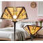 Lampe sur pied de style Tiffany avec ampoule à DEL Lavish Home