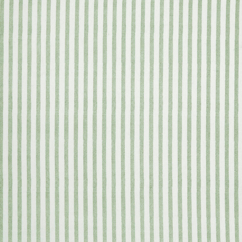 Laura Ashley Ticking Stripe Bed Skirt, Green, Queen
