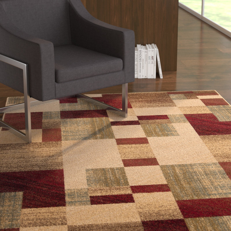 Douglasland Geometric Indoor Rug, Round 8'