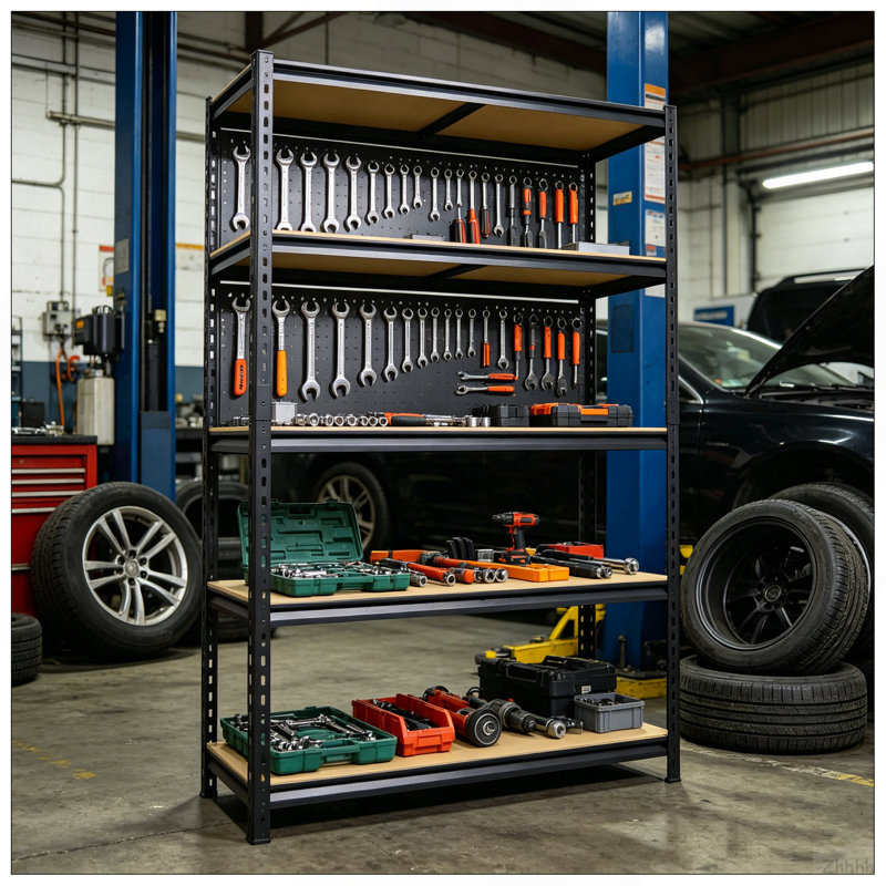 Capacité de 2000 lb pour les tablettes de rangement de garage