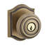 Traditional Keyed Door Knob with Traditional Arch Rose-1092190970-1092191200-1091195571