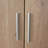 Elegant Wardrobe with Numerous Shelves, Light Walnut Finish, 31.5 x 73.6 x 18.5 inches | Coated Particle Board, Wall-Mountable Design | Stylish Storage Solution for Modern Bedrooms