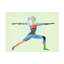 Tim Parker Warrior Pose Two Moon Canvas Art-105646100