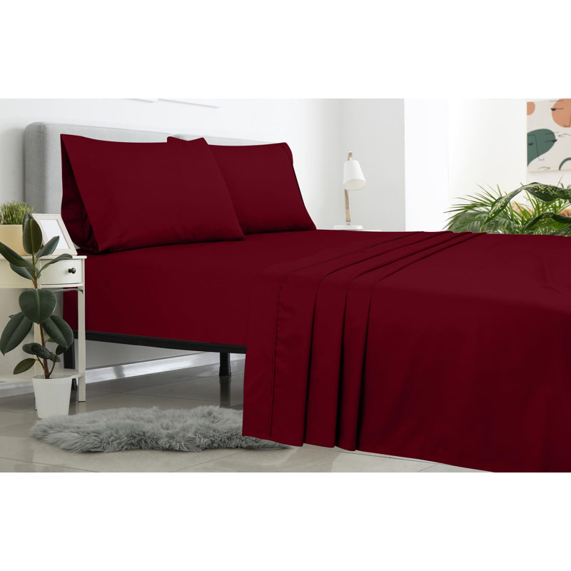 Royale Linens | Ultra Soft Brushed Microfiber Flat Sheets Only | Wrinkle Free & Stain Resistant | Hotel Quality Top Sheet for Bed