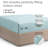 100% Cotton Fitted Sheet Only, 400 Thread Count Hotel Luxury Bedding, Soft & Breathable, Deep Pocket 8–16 Inch Mattress Fit-103254583-103254574