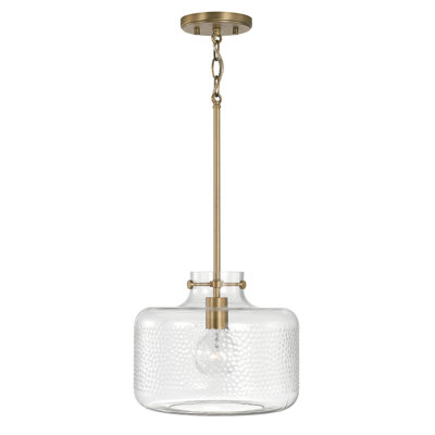 Luminaire suspendu simple à 1 lumière Marblewood