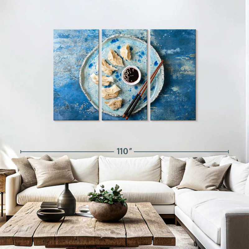 Yarlin Steamed Dumplings, 48" H x 74" W