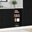 Vidaxl Kitchen Base Cabinet Riga Black Oak 20 X 44.5 X 81.5 Cm-121218170