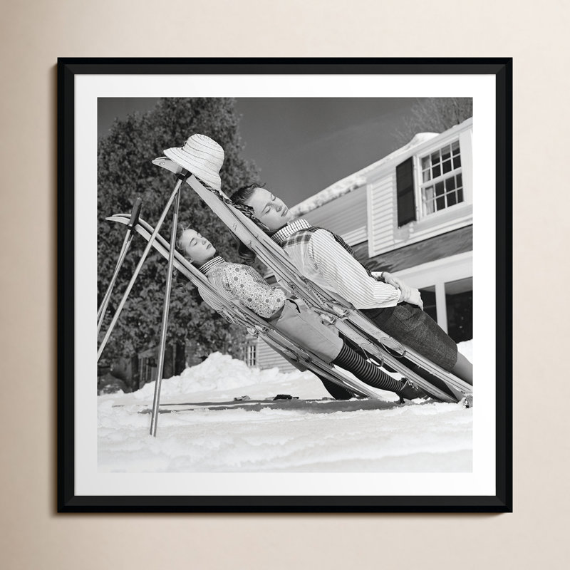 «New England Skiing» par Slim Aarons - impression