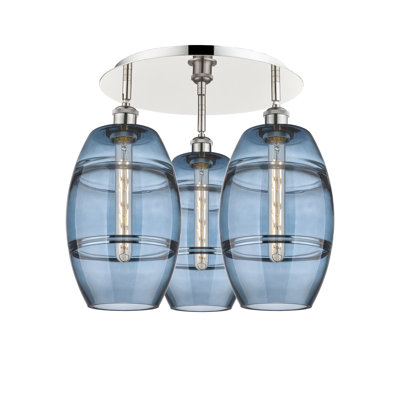 Dundrod Glass Flush Mount
