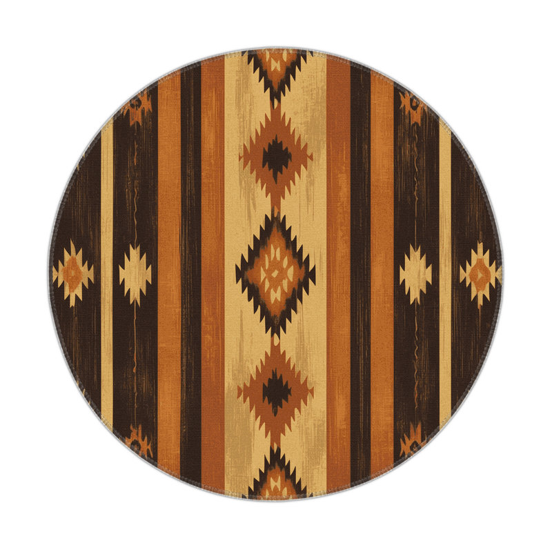 Tapis intérieur et extérieur Western Winds, Rond 5 pi