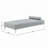 Velvet Upholstered Sofa Bed With Pillow