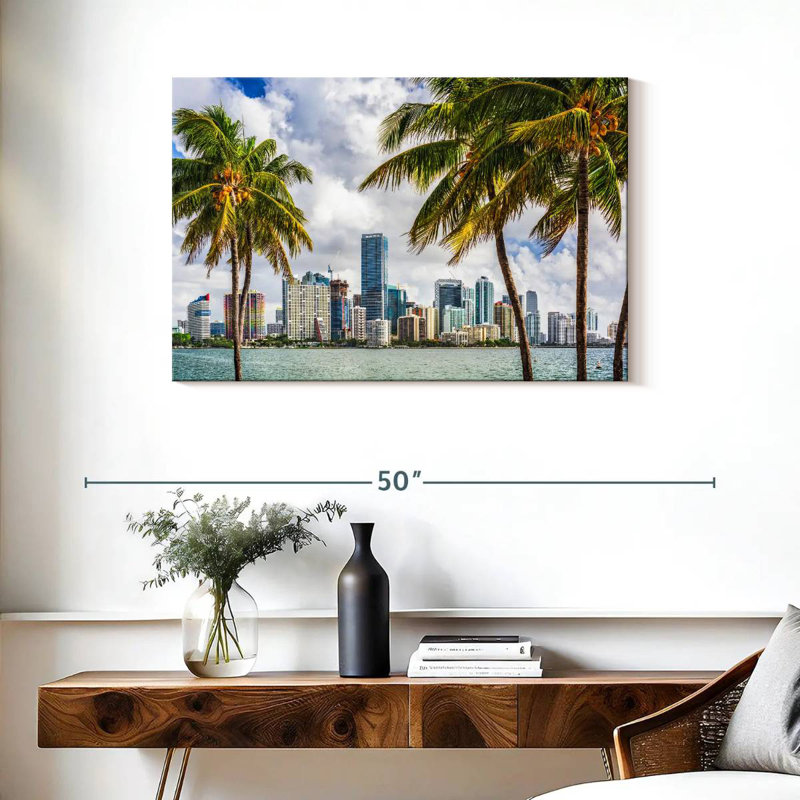 Ravi, centre-ville tropical de Miami, H 24 po x l 36 po