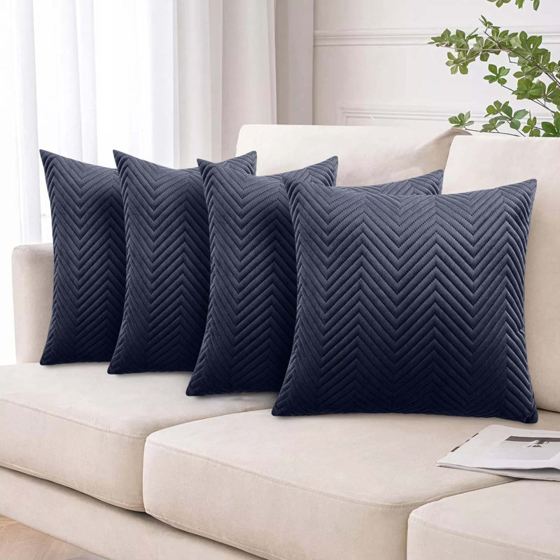 Square Throw Cushion Pad, Charcoal