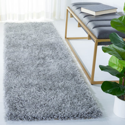Delane Abstract Handmade Tufted Gray Area Rug