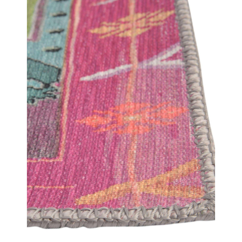Tapis traditionnel bleu oppi, Rectangle 8 pi 4 po x 12 pi