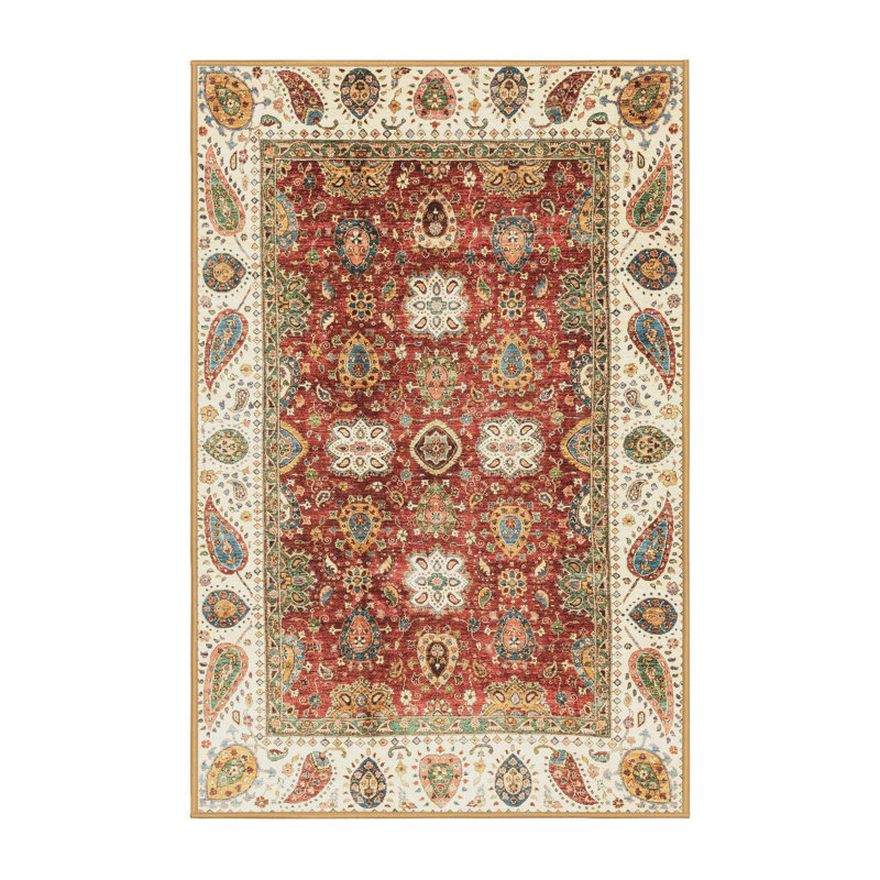 Abstract Indoor Rug, Rectangle 2' x 4'