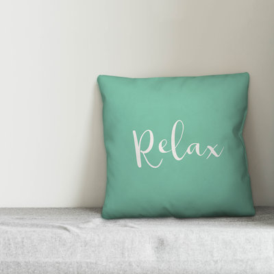  Relax Bold Indoor/Outdoor Throw Pillow