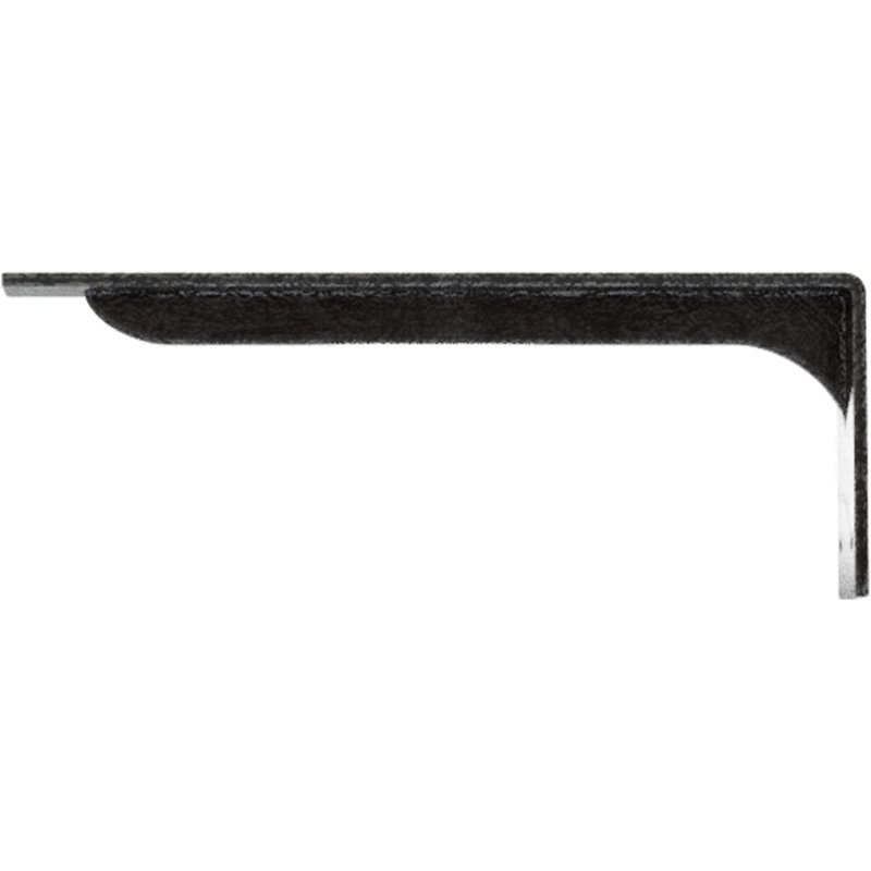 2"W x 16"D x 6 1/2"H Embrey Steel Bracket, Antiqued Pewter, Antiqued Pewter, 6.5" H x 2" W x 16" D