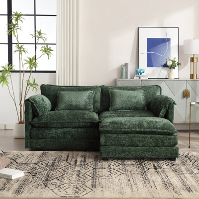 Aidon 2 Seater Chenille Sofa