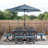 Keeble 6 - Person Patio Dining Set with Rectangular Table , Cushions Included-82984703-3837266