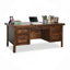 Bureau, bureau de direction de 71 pouces, aucun assemblage requis, finition whisky