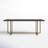 Grigg Metal Base Dining Table - Brown