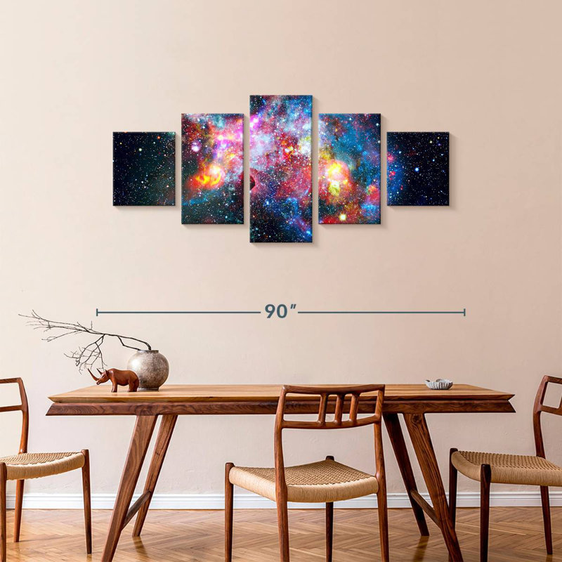 Nebula Clouds, 36" H x 80" W