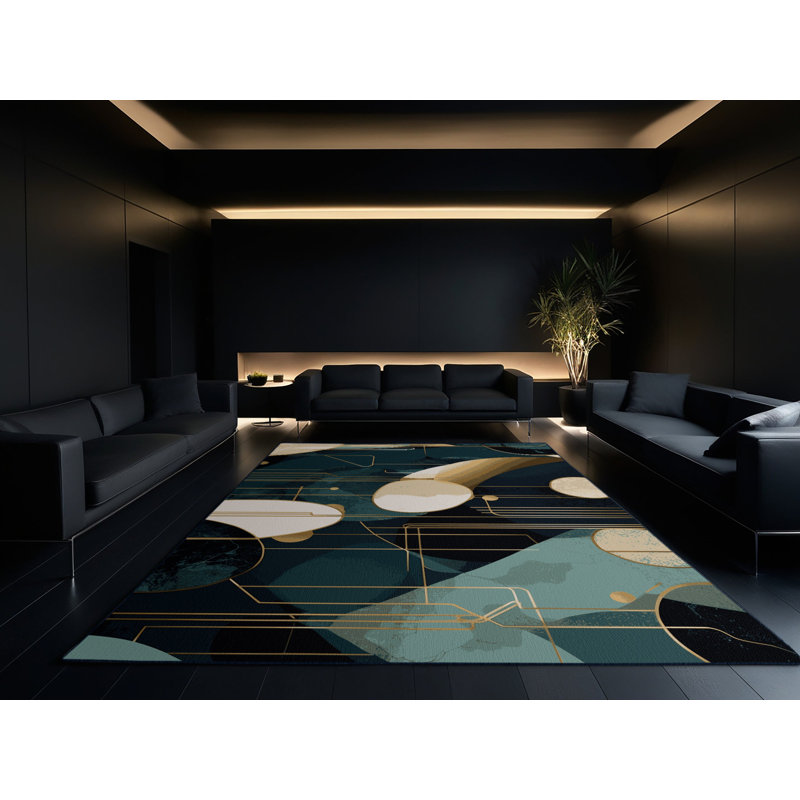 Gravity Glow Rug, Round 8'