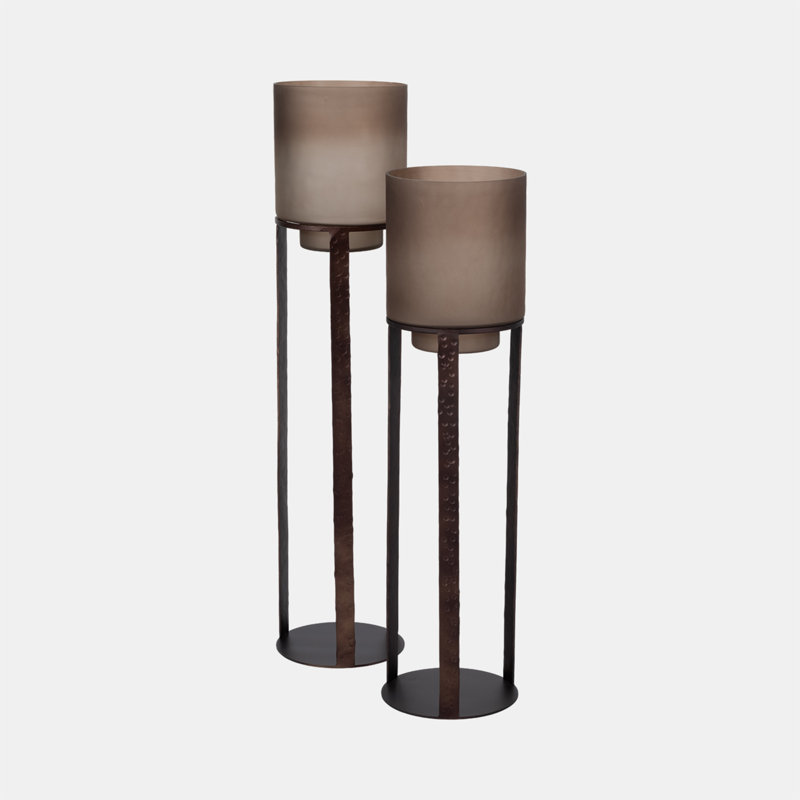 Lantern Holder, 47" H x 11" W x 11" D
