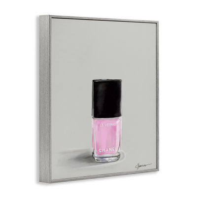 Luxury Nail Polish Framed Giclee, design by Mary Sparrow