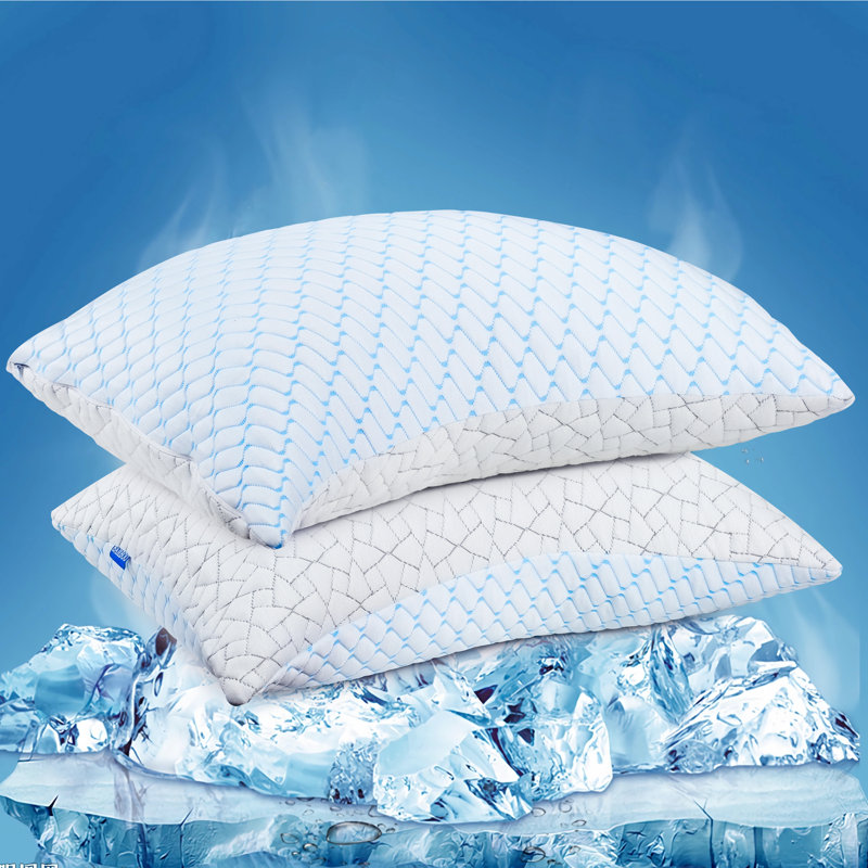 Summer Cooling Sleep Pillow Set Of 2, 20"H x 36"W