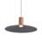 Meier 20" LED Pendant in Coffee/Black