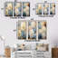 «White and Blue Mums Fragrant Elegance», ensemble de 3 reproductions d'art sur toile-617934686-617934656